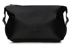 Rains Hilo Wash Bag W3 Toalettmappe Black Grain