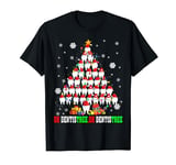 Oh Dentistree Christmas Tree Xmas Lights Santa Tooth Dentist T-Shirt