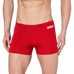 Arena M Solid Short Maillot de bain Homme, Rouge-Blanc, FR : XS (Taille Fabricant : 75)