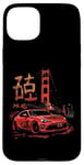 Coque pour iPhone 15 Plus JDM Tokyo Japan Golden Gate Bridge 86 Voiture japonaise de drift