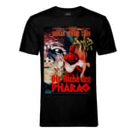 T-Shirt Homme Col Rond Die Rache Des Pharao Vieille Affiche Allemande De Film Rétro Poster Cinéma Vintage Horreur