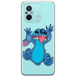 ERT GROUP Coque de téléphone Portable pour Xiaomi REDMI 12C/ REDMI 11A Original et sous Licence Officielle Disney Motif Stitch 020 Parfaitement adapté à la Forme du téléphone Portable, Coque en TPU