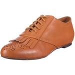 Buffalo London 210-1267 NCP Silk Leather Tan 01 115238, Chaussures à Lacets Femme - Marron-TR-SW73, 41 EU