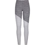 ORTOVOX Fleece Light Long Pants W Pantalon Femme, Mélange Gris, M