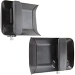 Ccykxa - Lot de 2 poignées de porte latérale extérieure compatible pour Berlingo 1 et Partner 1 (1996-2008) porte latérale coulissante gauche + droite