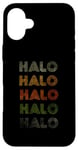 Coque pour iPhone 16 Plus T-shirt Love Heart Halo, style grunge/vintage, halo noir