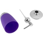 Ej.life - 4 pièces/ensemble accessoires de costume de salle de bain comprend une tasse porte-brosse à dents distributeur de savon violet