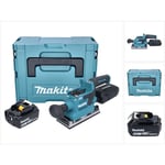 Dbo 382 G1J Ponceuse vibrante sans fil 18 v 93 x 185 mm Brushless + 1x batterie 6,0 Ah + Makpac - sans chargeur - Makita