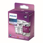 Philips LED Classic Single Pack [GU10 Spot] 4.6W - 50W Equivalent, 220 - 240V, Cool White 4000K (Non-Dimmable)