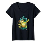 TMNT x Lily Stock Collection Michelangelo T-Shirt avec Col en V