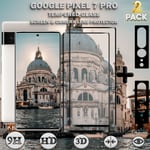 2-Pack Google Pixel 7 Pro Skärmskydd & 2-Pack linsskydd - Härdat Glas 9H - Super kvalitet 3D