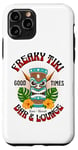 iPhone 11 Pro Tiki Bar and Lounge Retro Vintage Hawaiian Tiki Torch Hawaii Case