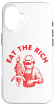 Coque pour iPhone 16 Eat the rich - Karl Marx Eat Döner Kebab Rich