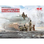 Icm - Leopard 2 Crew Of The Armed Forces Of Ukrainemaquette Figurine Leopard 2 Crew Of The Armed Forces Of Ukraine |Icm|35757| 1:35 Maquette Char Promo Figurine Miniature