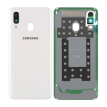 Hvid Samsung Galaxy A40 bagside med battericover