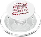 Sweet But Twisted. Bâtonnets de canne à sucre d'orge. Noël amusant PopSockets PopGrip pour MagSafe