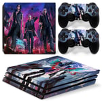 Kit De Autocollants Skin Decal Pour Console De Jeu Ps4 Pro Ma?Tre Sekiro Mortel 11 Personnages De Console De Jeu Kambat, T1tn-P4pro-1795