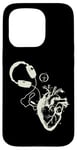 iPhone 15 Pro Headphones and heart #2 for EDM Lovers and DJs Case