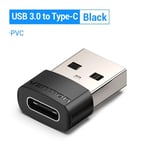 Vention-Adaptateur de type C mâle vers USB 3.0 femelle OTG,convertisseur de câble pour Macbook Pro,Samsung S20,S10 - Type USB 2.0 to Type C