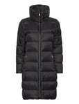 Lauren Ralph Lauren Over -Collar Down Coat Svart