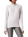 Nike Femme Nk Df Element Top Hz Sweatshirt, Silver Lilac/Venice/Htr/Reflective Silv, L EU