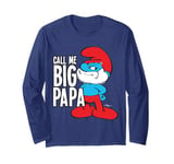 The Smurfs Call Me Big Papa Long Sleeve T-Shirt