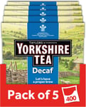 Yorkshire Decaffeinated Tea Bags 80 Count - Great Taste Award Winning Blend