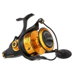 PENN Spinfisher VII Live Liner Spinning Reel, Moulinet de Pêche, Moulinet de Pêche en Mer avec Étanchéité IPX5 Qui Protège Contre Les Infiltrations d'eau Salée, Unisexe, Black Gold, 8500