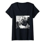 Womens Marianne Faithfull & Britt Ekland 1971 V-Neck T-Shirt