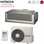 Hitachi - climatiseur inverter ducted low head 12000 btu rad-35rpe r-32 wi-fi optionnel avec commande murale - nouveau