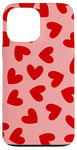 Coque pour iPhone 13 Pro Max maneater coeur amour valentines rouge rose mignon rétro girly y2k