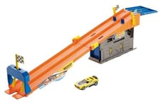 Hot Wheels City - Garage super course (1 véhicule inclus)