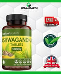 Ashwagandha 1200mg 365 Vegan Tablets Pure High Strength Ashwagandha Root extract