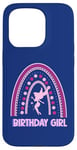 Coque pour iPhone 15 Pro Fée d'anniversaire arc-en-ciel mignonne fée anniversaire fille