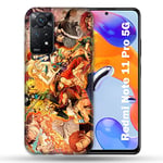 Coque pour Xiaomi Redmi Note 11 Pro / 11 Pro 5G Manga One Piece Nakama