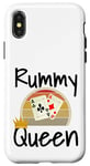 iPhone X/XS Funny Rummy Queen Card Game Winner Mom Mother Grandmother Case