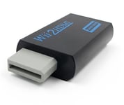 Wii HDMI Convertisseur Adaptateur Full HD 1080P pour Nintendo Wii et WiiU Noir