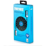 Official Fortnite Micro-USB Punottu Latauskaapeli 4 Metriä PS4 / Xbox One