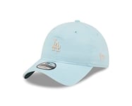 New Era Los Angeles Dodgers MLB Mini Logo Turquoise 9Twenty Unstructured Strapback Cap - One-Size