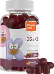 Zahler Chapter One Vitamin D3 K2 Contains 1000IU Supplement Berry 60 Gummies