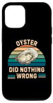 Coque pour iPhone 15 Les huîtres rétro n'ont rien fait de mal aux amateurs d'huîtres vintage