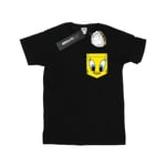 Looney Tunes - T-Shirt Tweety Pie Face Faux Pocket - Homme