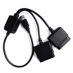 SQBB 2 i 1 Adapter Konverter utan drivrutin för PS2 till PS3 Joypad Gamepad Till för PS3 PC USB Spel Controller Adapter Byt ut