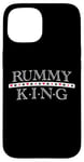 Coque pour iPhone 15 Lecteur de cartes Rummy King Gin Rummy Graphic