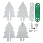 DIY Electronic Christmas Tree Kit USB -driven med LED-lampor för lödning