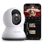 blurams Indoor Camera 2K, Pet Camera, 360° Indoor Security Camera, Dog Cameras House Security with Color/IR Night Vision, 2-Way Talk, Motion Detection&Tracking, Cloud&SD(2.4GHz Only)