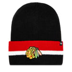 Mössa 47 Brand NHL Chicago Blackhawks Split Cuff 47 H-SPLCC04ACE-BKA Svart