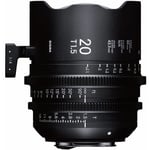 Sigma 20mm T1.5 FF High Speed Prime Cine Lens - Canon Mount