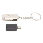 USB-muistitikku, nopea siirtonopeus USB 2.0 -asema USB-tyypin C-sovittimella kannettavalle tabletille, hopea 128 Gt