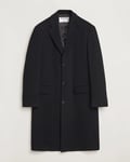 Filippa K Relaxed Wool Crombie Coat Black